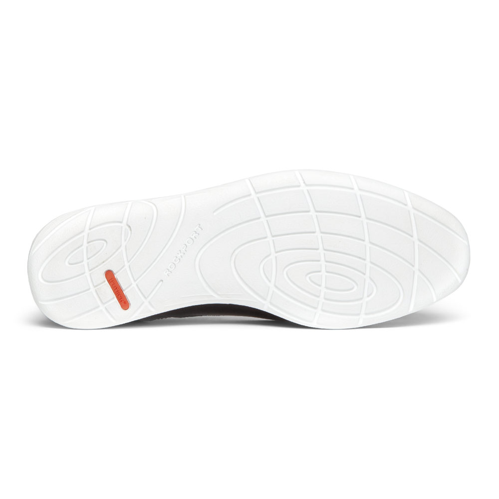 Oksfordki Rockport Męskie Czarne - Garett Wingtip - WI6975148